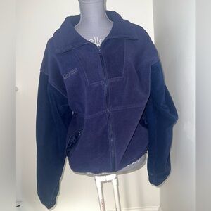 Columbia Navy Blue Fleece Jacket